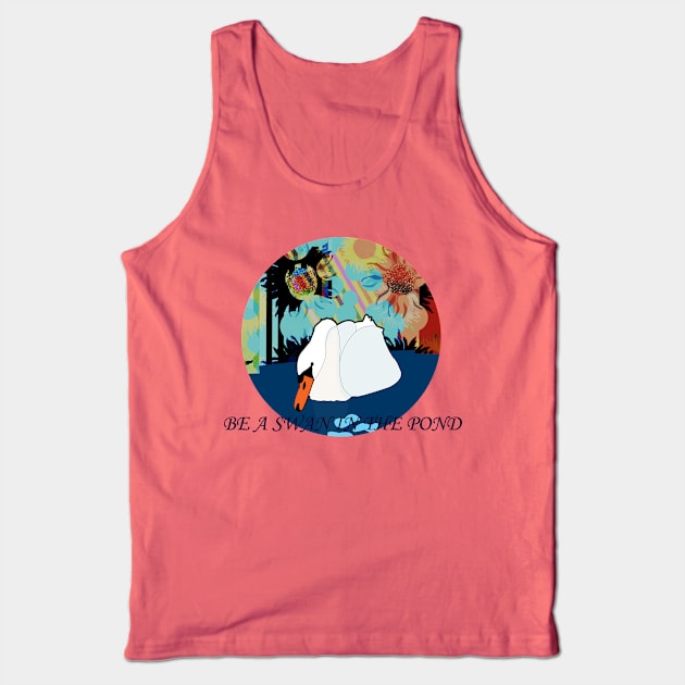 Swan Tank Top by momomoma